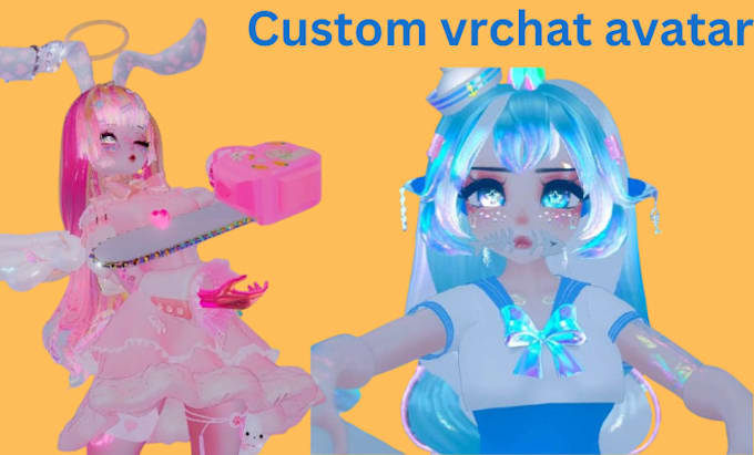 Gig Preview - 3d vrchat model, avatar, vtuber, vr character, custom avatar, anime modeler