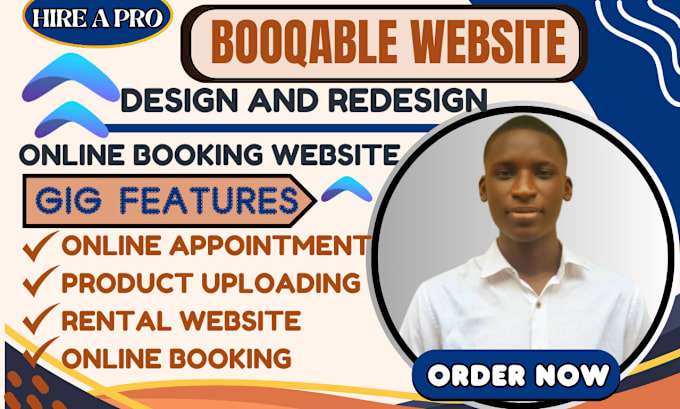 Gig Preview - Do booqable website design booqable website redesign online appointment rentals