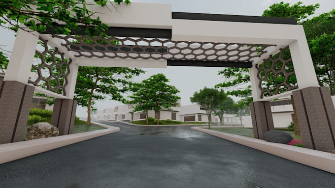 Gig Preview - Do architectural plan, 3d modeling and realistic render