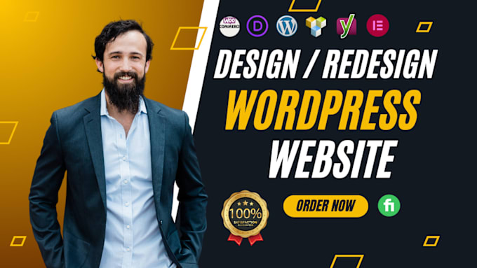 Gig Preview - Design redesign copy clone edit fix or revamp wordpress responsive website