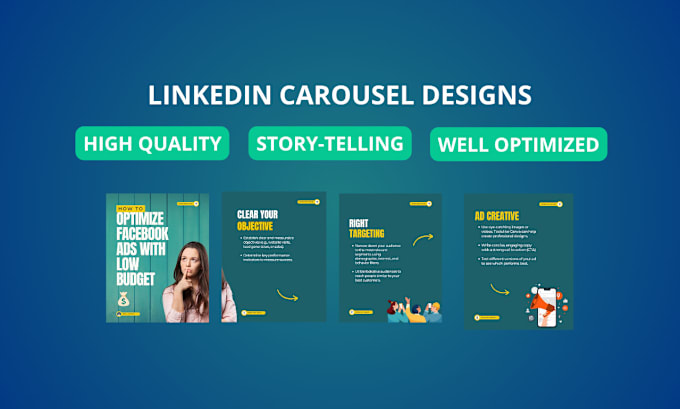 Gig Preview - Design catchy linkedin carousels