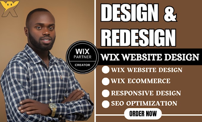 Gig Preview - Wix website redesign wix website design wix website redesign wix ecommerce store