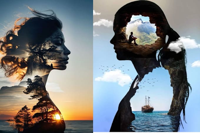 Bestseller - make double exposure, photo manipulation and any type of edit for your images