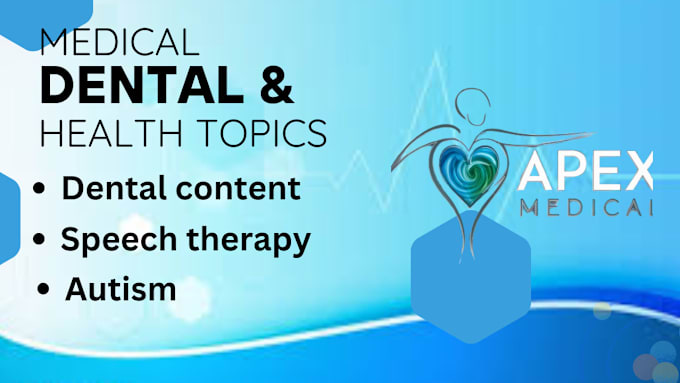 Gig Preview - Write SEO optimized health,speech therapy and autsim content