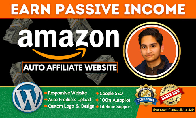 Gig Preview - Create amazon autopilot website or amazon autopilot store for passive income