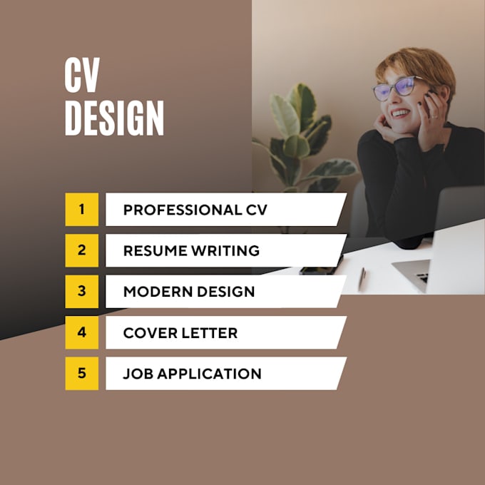 Gig Preview - Do CV maker, job application, CV design and resume rewrite