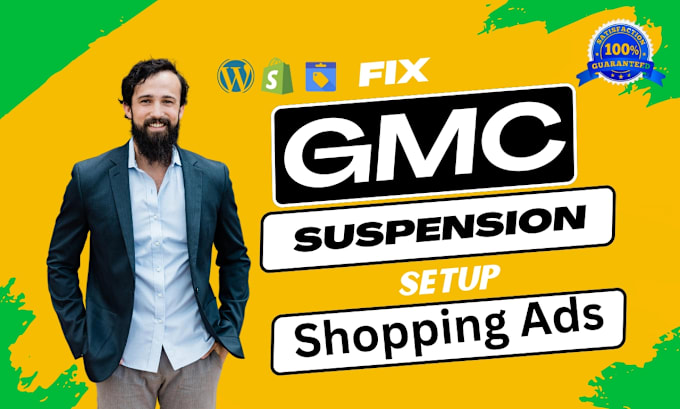 Gig Preview - Fix google merchant center suspension for shopping issue