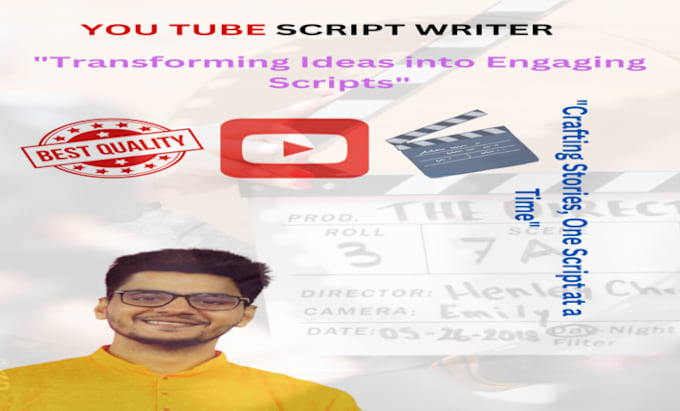 Gig Preview - Transforming ideas into engaging scripts for youtube