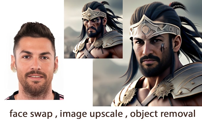 Gig Preview - Fix ai realistic face swap , image upscale , object removal