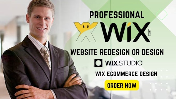 Gig Preview - Ecommerce wix website design, wix landing page, wix website redesign wix website