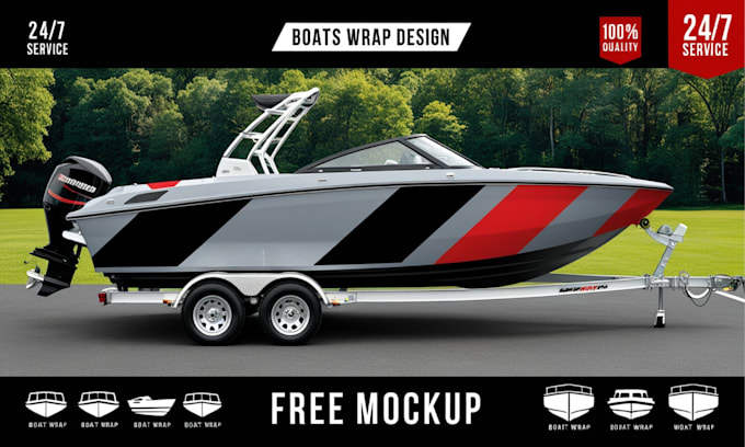 Gig Preview - Do professional boat wrap