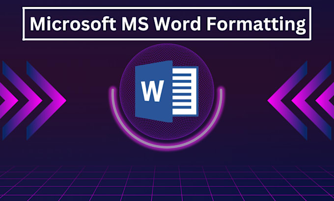 Gig Preview - Design and format your microsoft word document