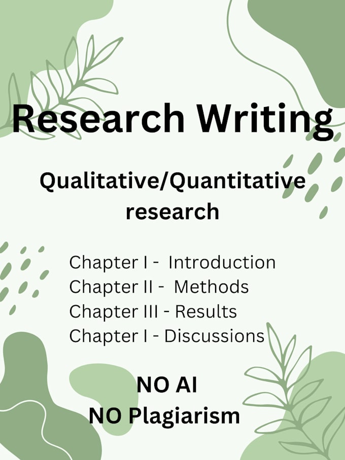 Gig Preview - Conduct qualitative or quantitative research