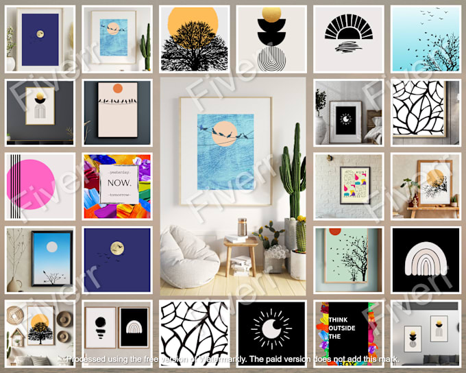 Bestseller - create digital printable wall art for homes,offices,etsy shop for commercial use