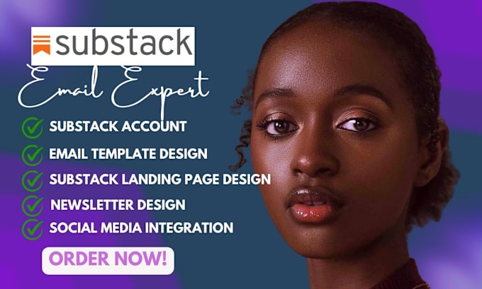 Gig Preview - Setup substack account substack post substack editable newsletter template