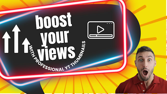 Gig Preview - Boost your views with breath taking thumbnails