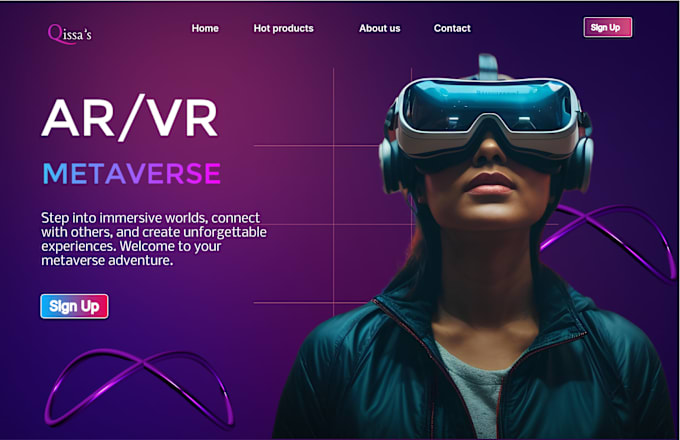 Gig Preview - Design metaverse nft professional landing page by figma