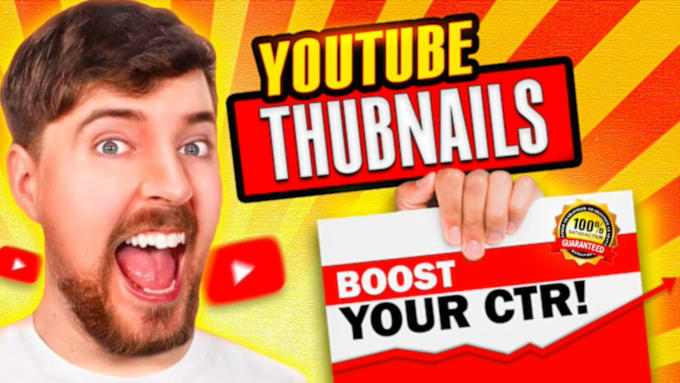 Bestseller - design amazing youtube thumbnail that attract viewers