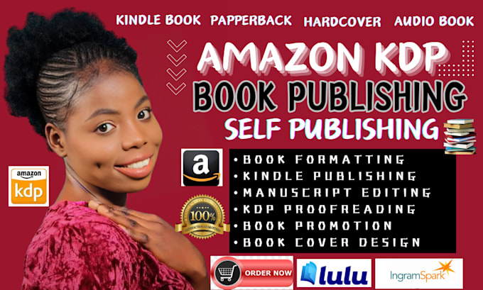 Gig Preview - Publish book on amazon kindle kdp, book formatting, amazon kdp book publishing