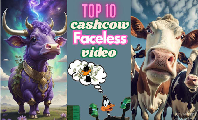 Gig Preview - Create top 10 cash cow faceless videos and cash cow youtube automation channel