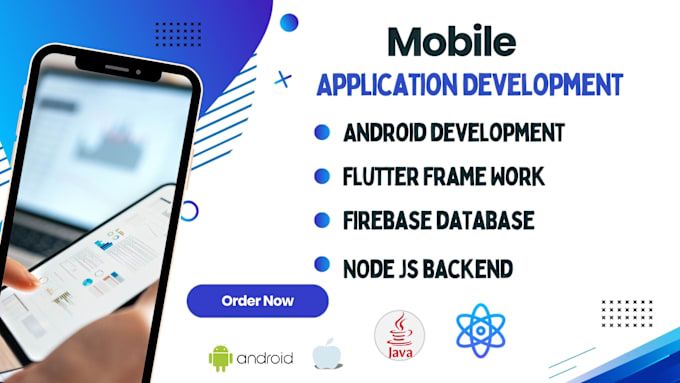 Gig Preview - Do mobile app development with flutter react native java