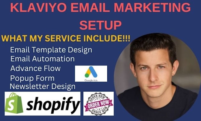 Gig Preview - Setup klaviyo email marketing flows for shopify klaviyo