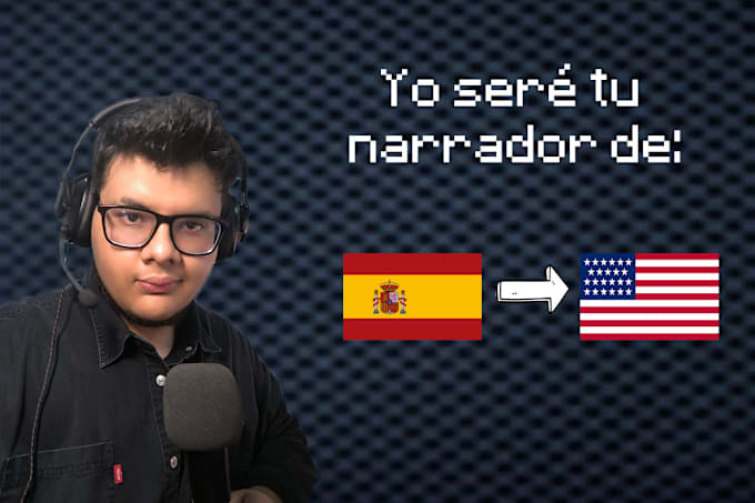 Gig Preview - Sere tu narrador profesional accesible en español