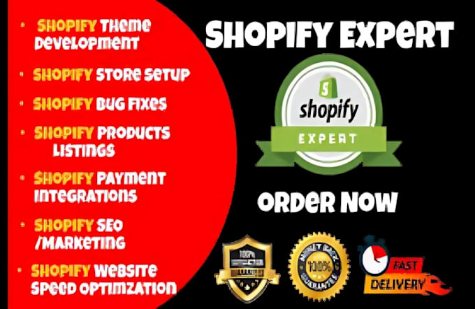 Gig Preview - Be your shopify expert in SEO, custom coding and shopify bug fixing, theme setup