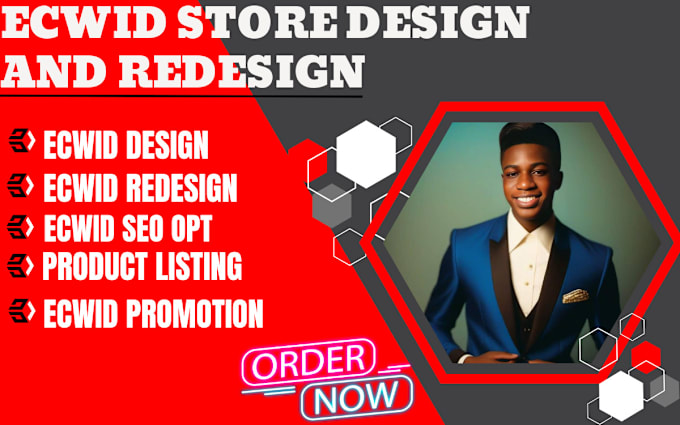 Gig Preview - Design and redesign ecwid website and promote ecwid store