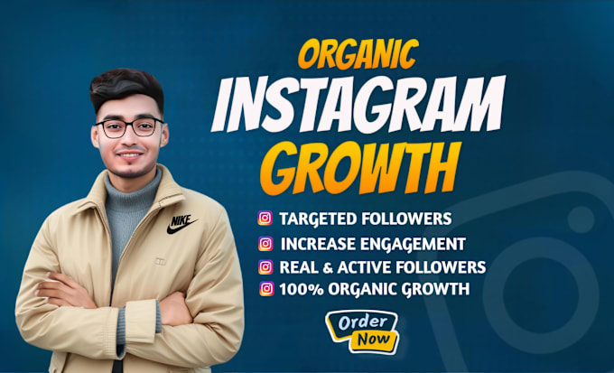 Gig Preview - Do super fast organic instagram growth and marketing