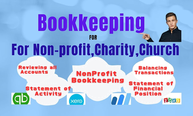 Gig Preview - Do nonprofit charity church bookkeeping