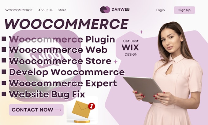 Gig Preview - Develop woocommerce and wix website plugin woocommerce store customization fix