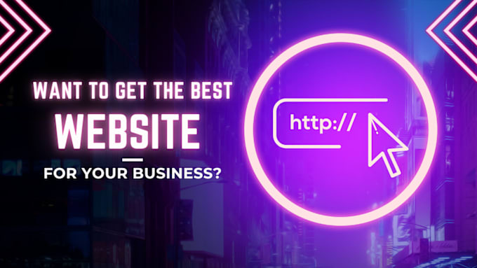 Gig Preview - Create a stunning website for you or your business