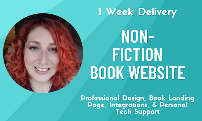 Gig Preview - Design your business author website in 1 week or less