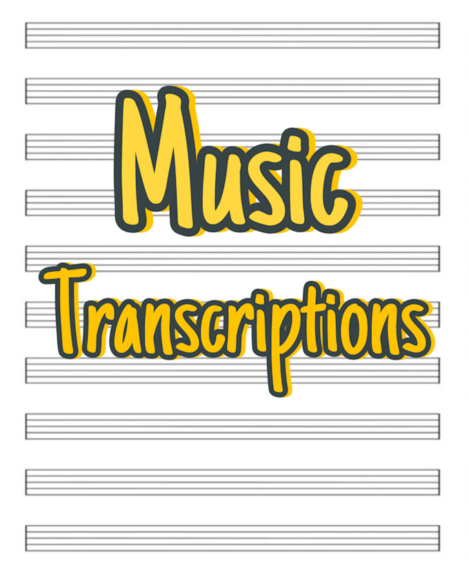 Bestseller - transcribe music and audio into music sheets