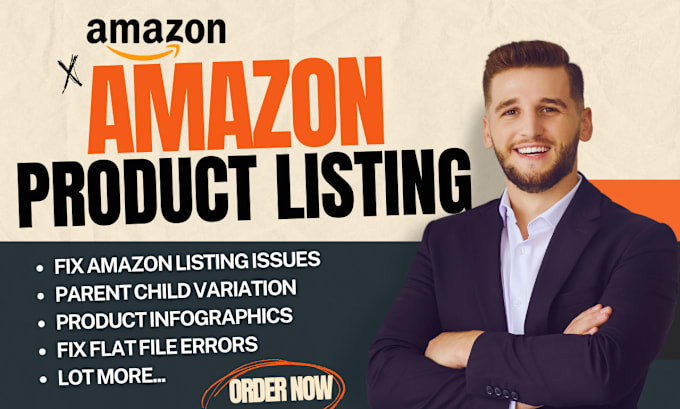 Bestseller - fix or create amazon product listing or parent child variation listing