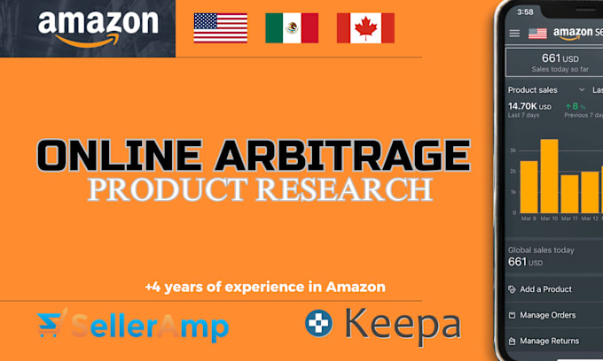 Gig Preview - Do amazon online arbitrage product research