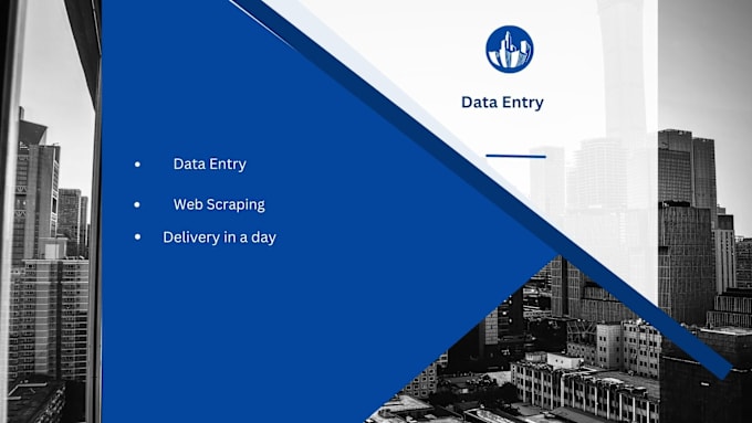 Gig Preview - Web scraping, data entry from any website