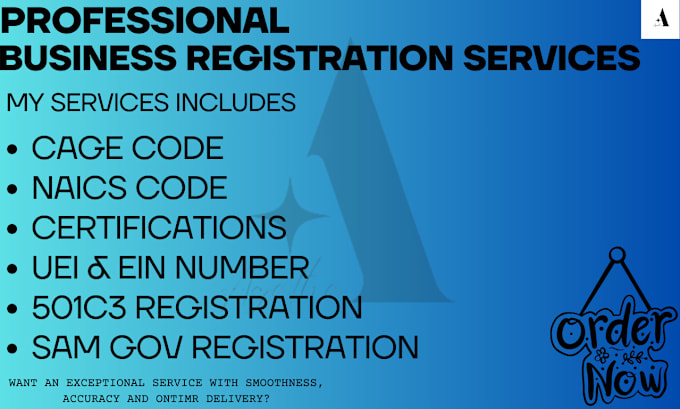 Bestseller - do sam gov reg uei cage code, mbe, sba 8a certifications, business registration