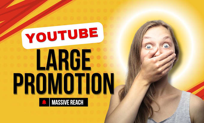 Gig Preview - Large audience for your youtube video with massive reach