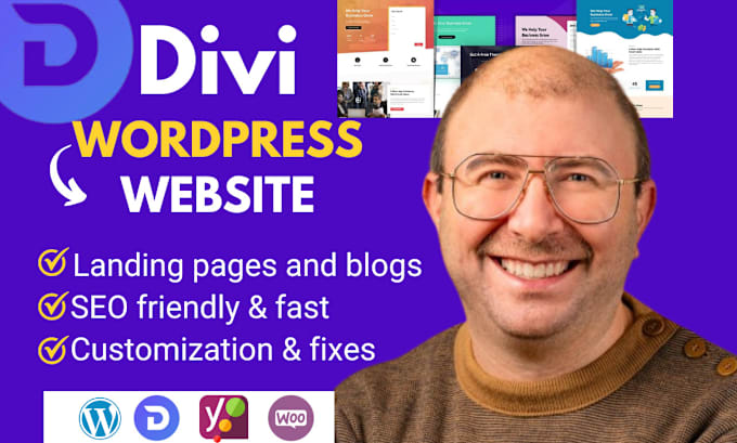 Gig Preview - Design in 6 hours divi wordpress landing page website design divi theme design