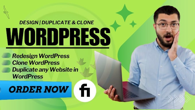 Gig Preview - Clone wordpress website or redesign elementor pro or duplicate revamp using wix