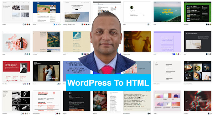 Bestseller - convert any wordpress website into an HTML website