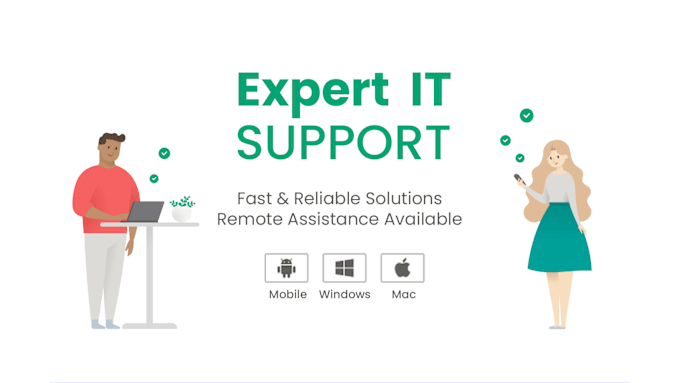 Gig Preview - Fix, upgrade and support your tech windows, mac, mobile and beyond