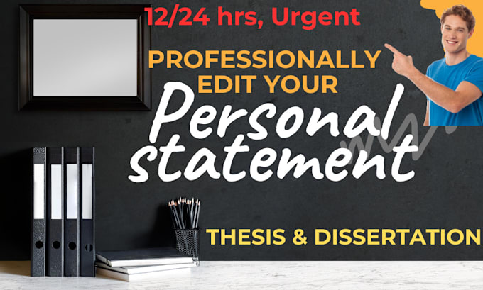 Bestseller - proofread personal statement, edit statement of purpose