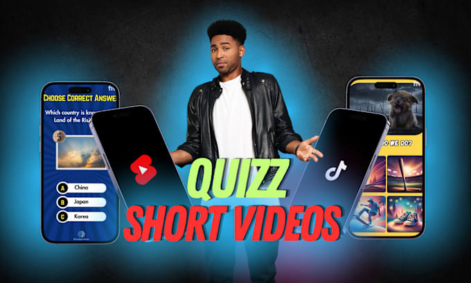 Gig Preview - Create quiz youtube shorts, instagram reels, tiktok and long vidoes