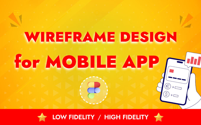 Gig Preview - Create wireframe design for mobile app, app mockup, ux wireframe