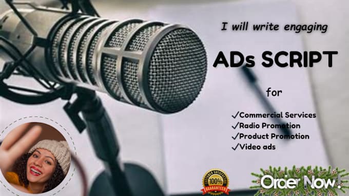 Gig Preview - Write ad script for radio or video commercials