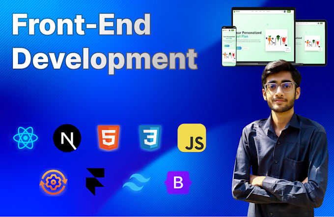 Gig Preview - Create frontend development and graphic design