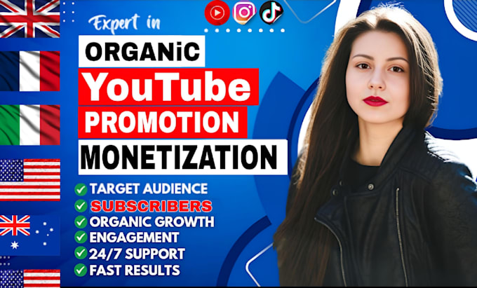 Bestseller - organic youtube channel promotion and monetization